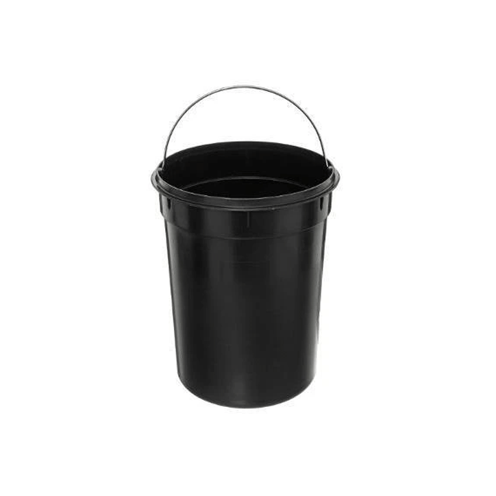 DUSTBIN ROUND 20L METAL BLACK