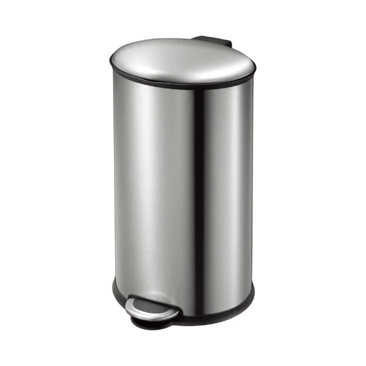 DUSTBIN OVAL 30L INOX