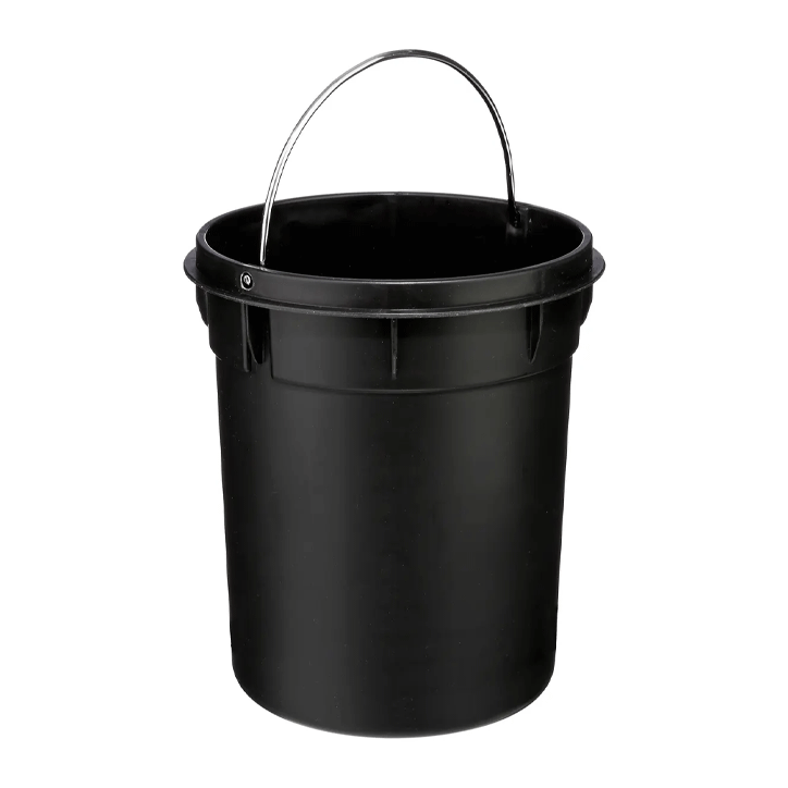 METAL 3L DUSTBIN WHITE