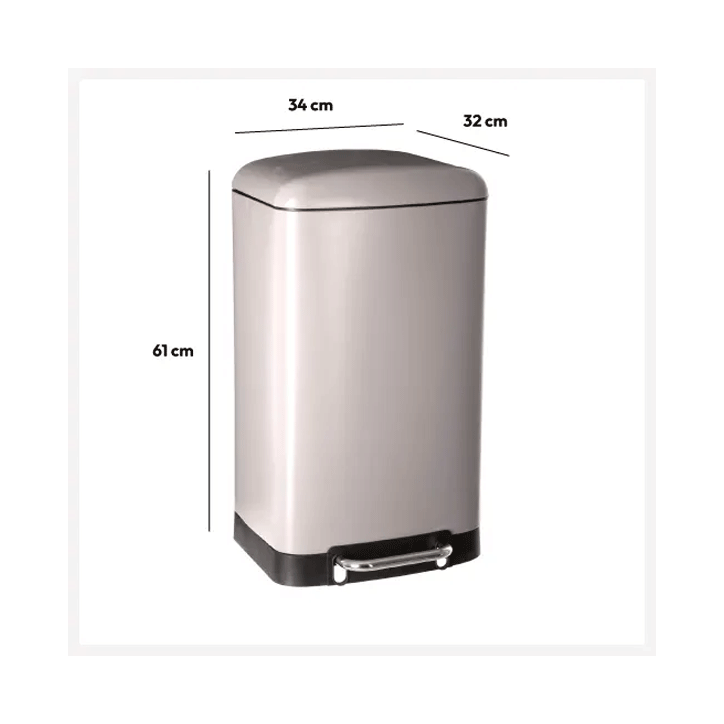 DUSTBIN TAUPE 30L ARIANE