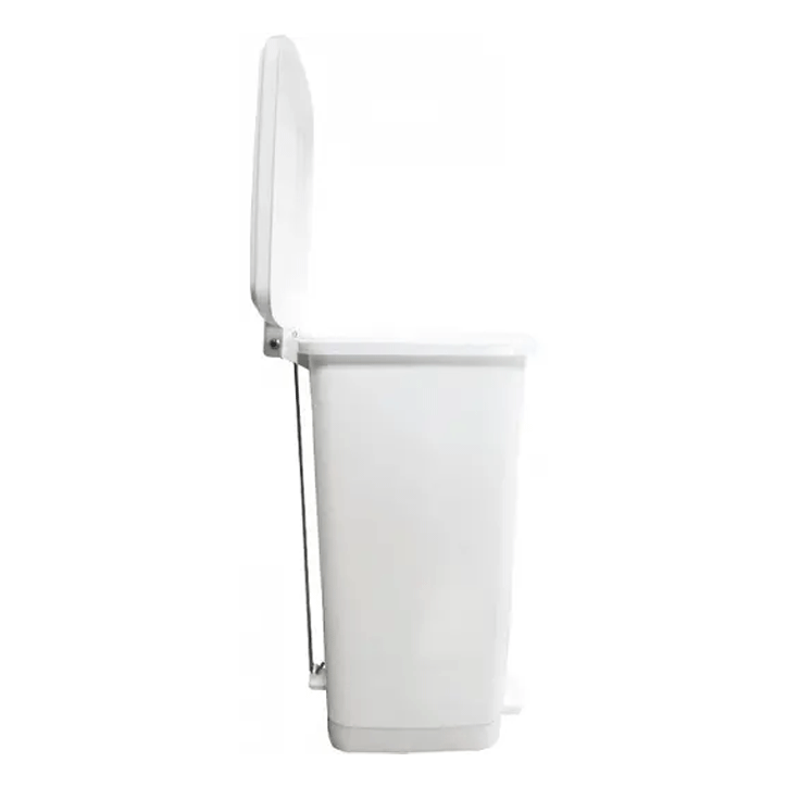 PEDAL BIN 28LTR WHITE