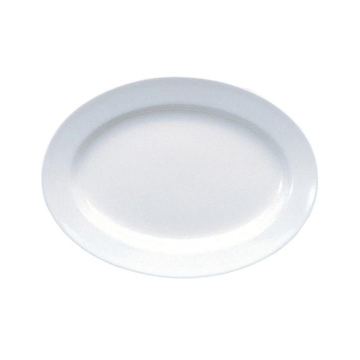 HOTEL LINE PLATE OVAL 12''