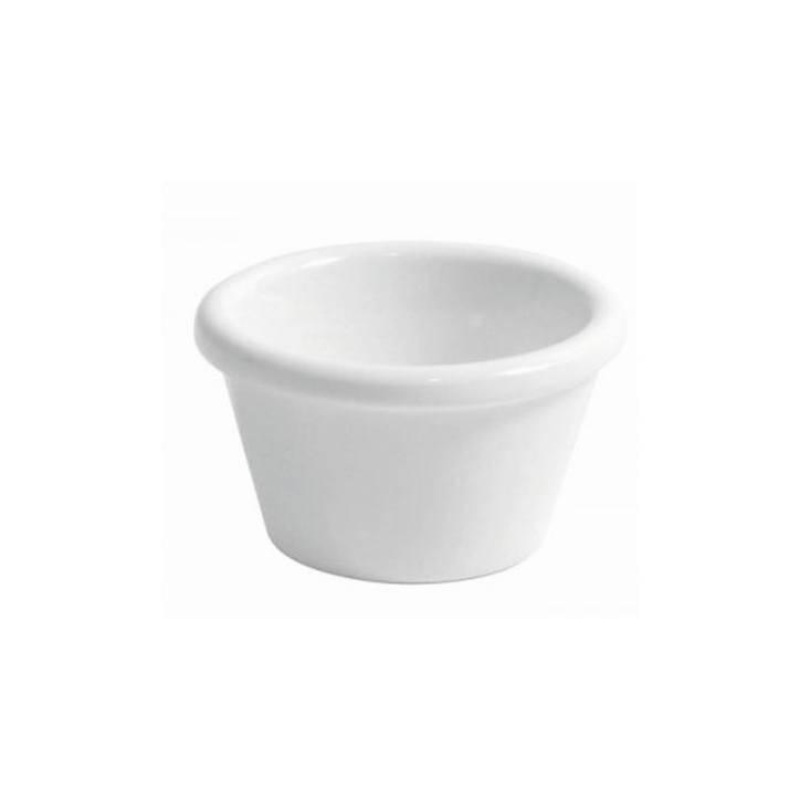 V/V RAMEQUIN BOWL 6.2X3.6CM WHITE