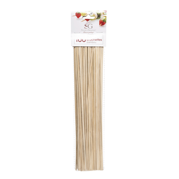 BAMBOO PICKS SKEWERS X100 PCS