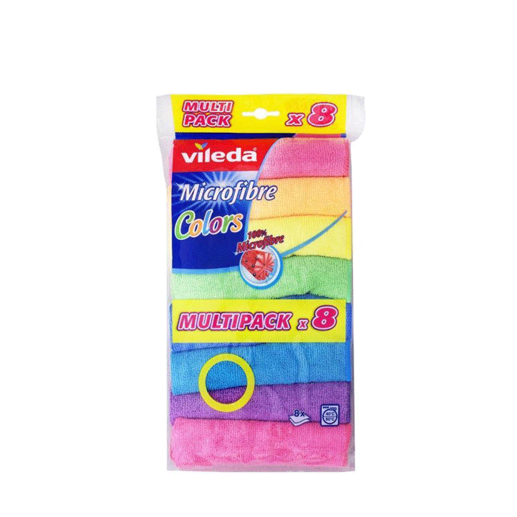 VILEDA MICROFIBRE COLORX8