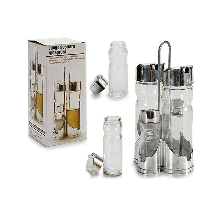 AR OIL&VINEGAR SET SILVER