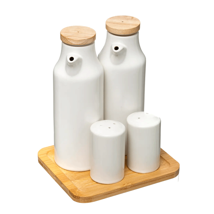 CERAMIC OILD AND VINEGAR SET