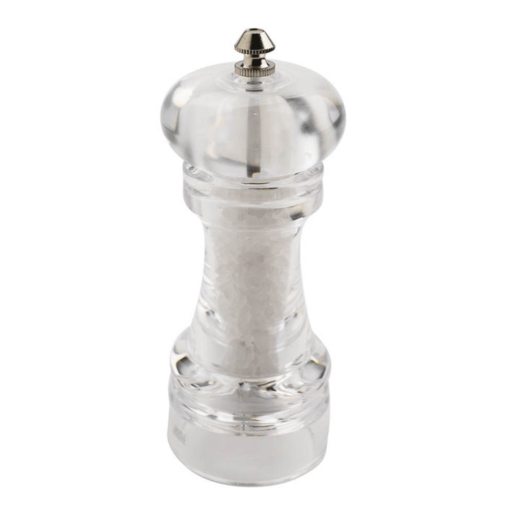 ACRYLIC SALT GRINDER 15CM