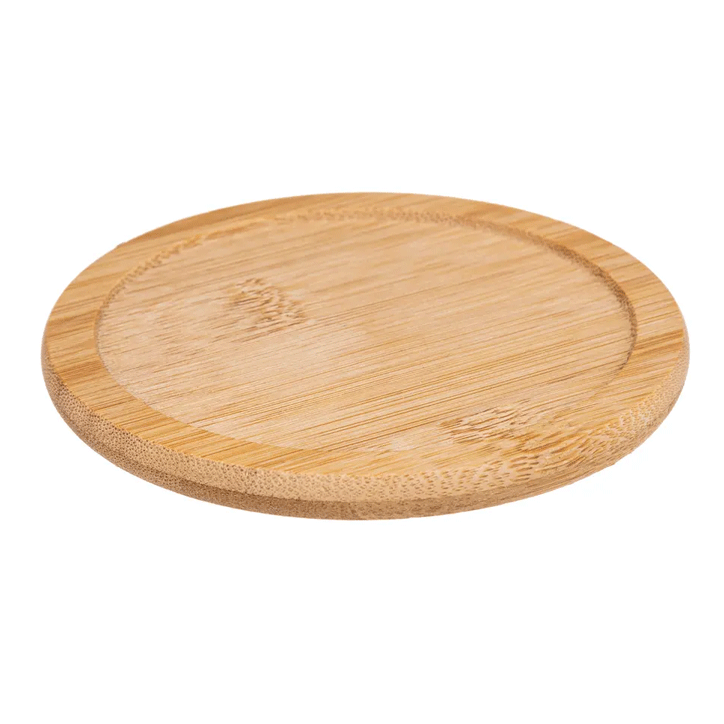 BAMBOO COASTERS X6 + HOLDER