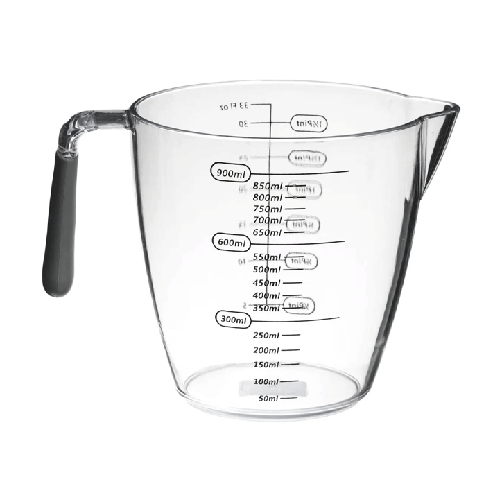 MEASURING JUG PS+TPR 900ML