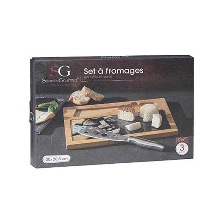 CHEESE SET 3PCS 30X20.5