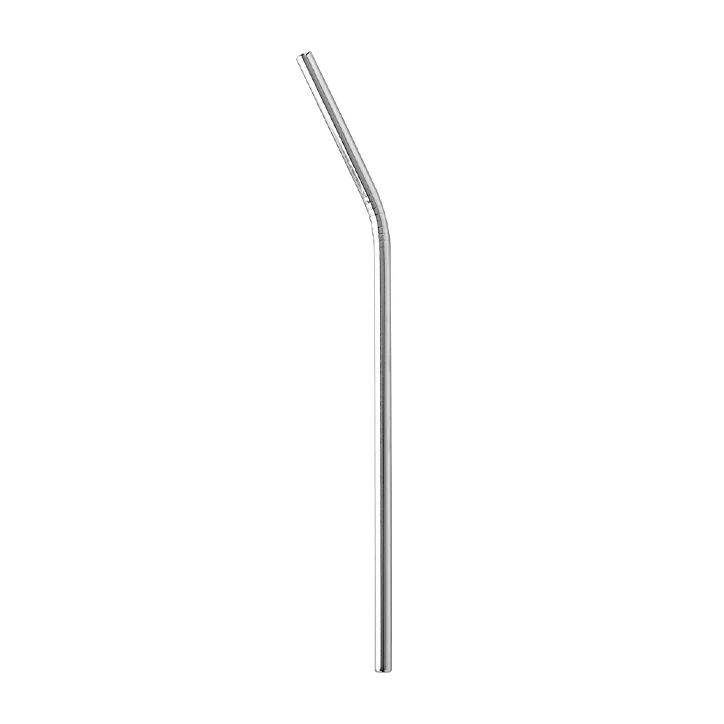 7PCS SET SS STRAWS PAILLES X6 + 1 GOUPILLON INOX