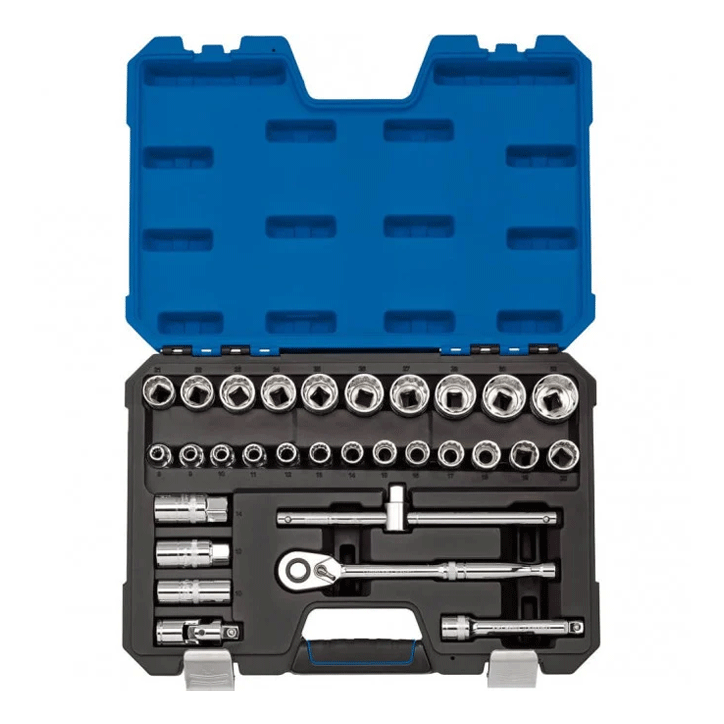 SQ. DR. SOCKET SET 1/2" 30PCS
