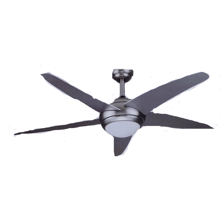 CEILING FAN W/REMOTE CONTROL 52" 75W WHITE /SILVER MATESTAR