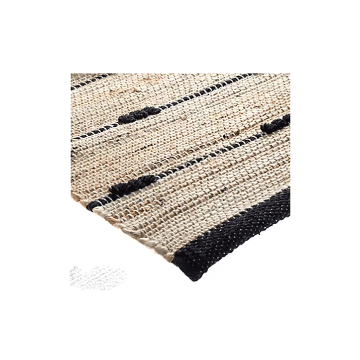 RUG STRIPE COL JUTE BOX 60X90