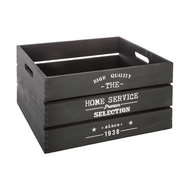 WOODEN CRATES FACTO BLACK X6