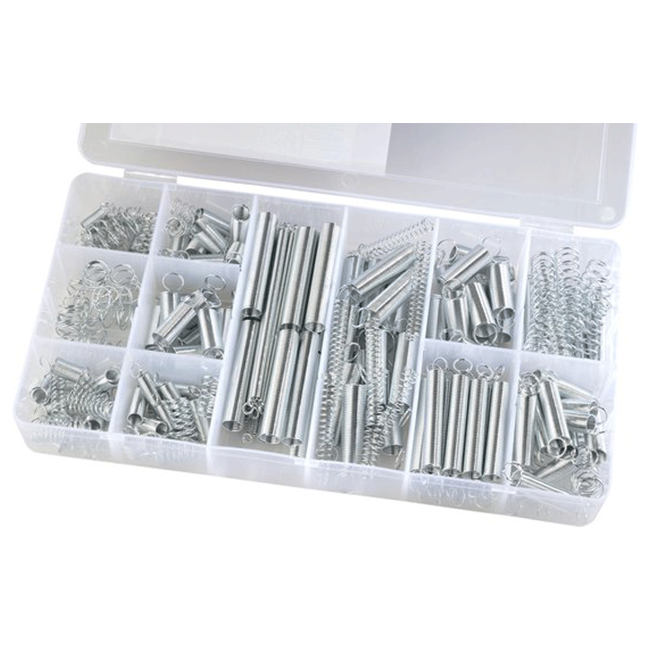 COMPRESSION AND TENSION SPRING ASSORTMENT 180PCS