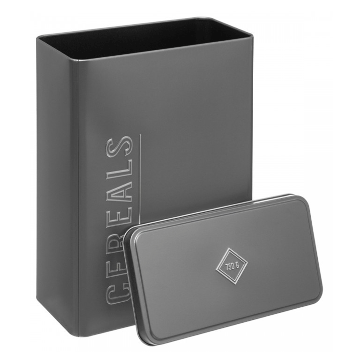 EMBOSSED SILVER CEREALS BOX