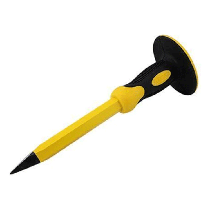 POINT CHISEL 4MMX305MM WITH RUBBER HANDLE FF GROUP