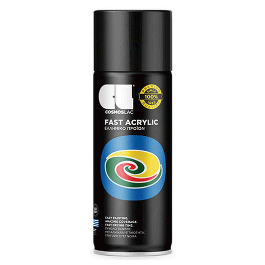 SPRAY FAST ACRYLIC CARMINE RED RAL3002 400ML COSMOSLAC
