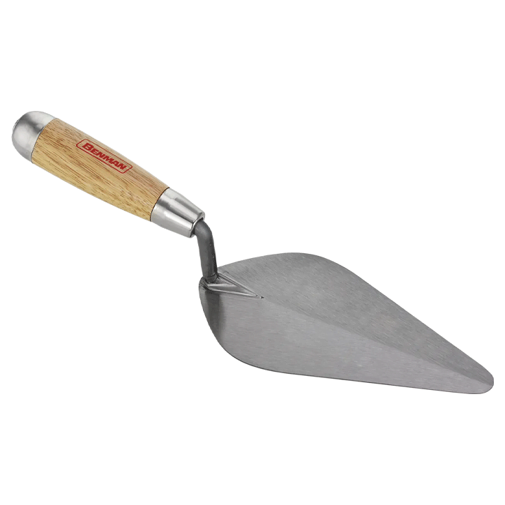 MASONRY TROWEL WITH WOODEN HANDLE 200MM BENMAN