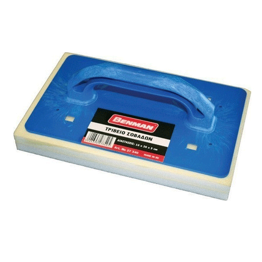 PLASTER SANDING BLOCK 16Χ26Χ3CM BENMAN