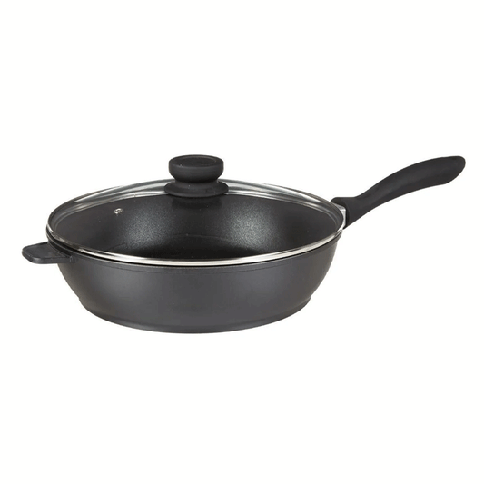 FRYPAN+LID+HANDLE 28CM