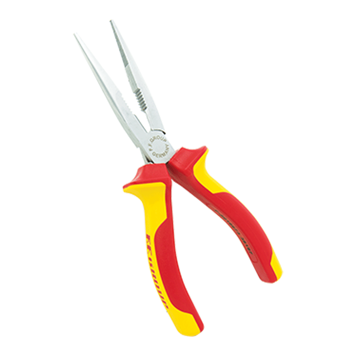 1000V VDE INSULATED LONG NOSE PLIERS 200MM FF GROUP
