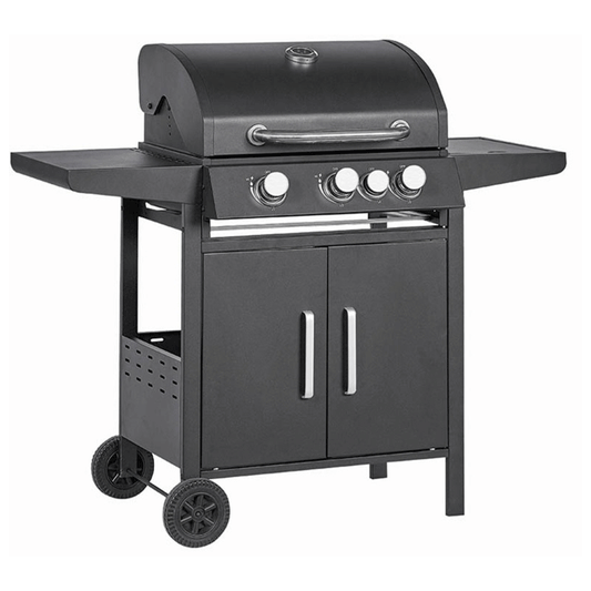 BORMANN GAS BBQ 3+1 BURNER WITH CAST IRON GRILL