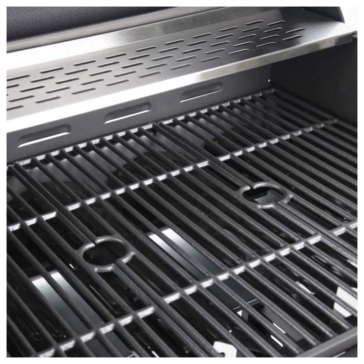 BORMANN GAS BBQ 3+1 BURNER WITH CAST IRON GRILL
