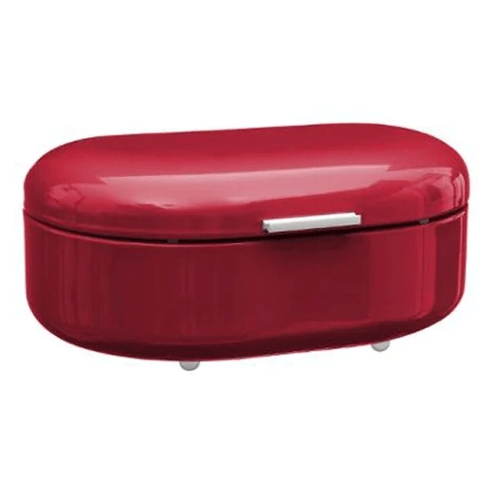 BREAD BOX CARBON STEEL RED