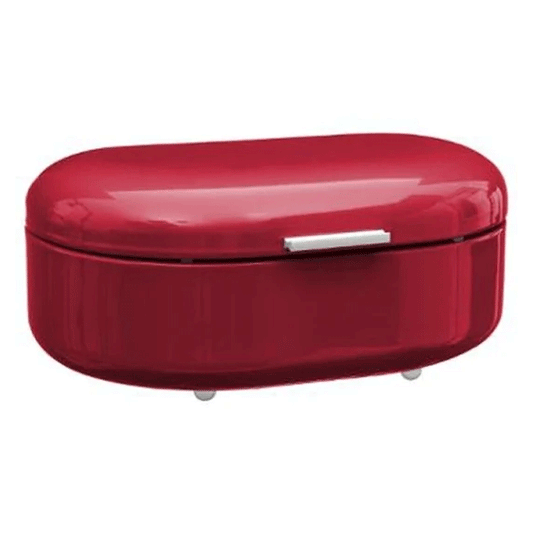 BREAD BOX CARBON STEEL RED