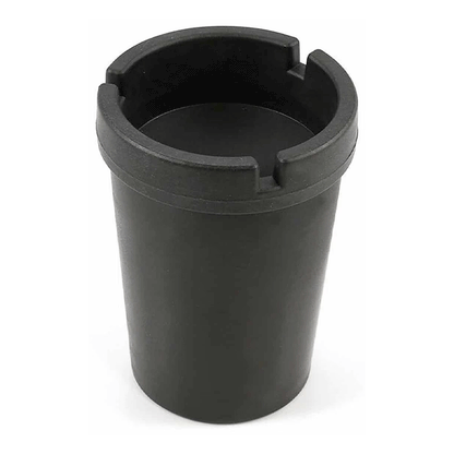 ASHTRAY FLOWERPOT(12) BLACK
