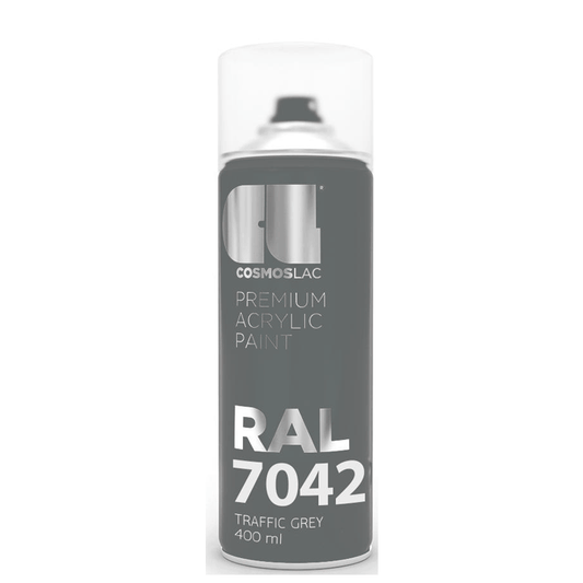 SPRAY TRAFFIC GREY RAL7042 N306 400ML COSMOSLAC