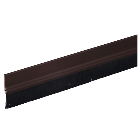 BRUSH WEATHER STRIP BROWN 1M