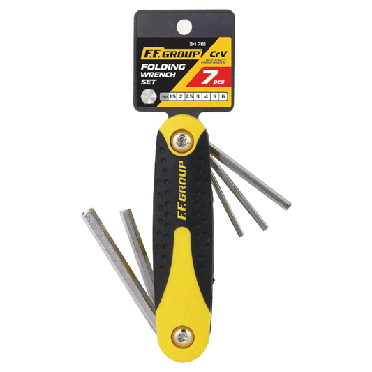 FOLDING HEX KEYS 1.5X6MM 7PCS FF GROUP