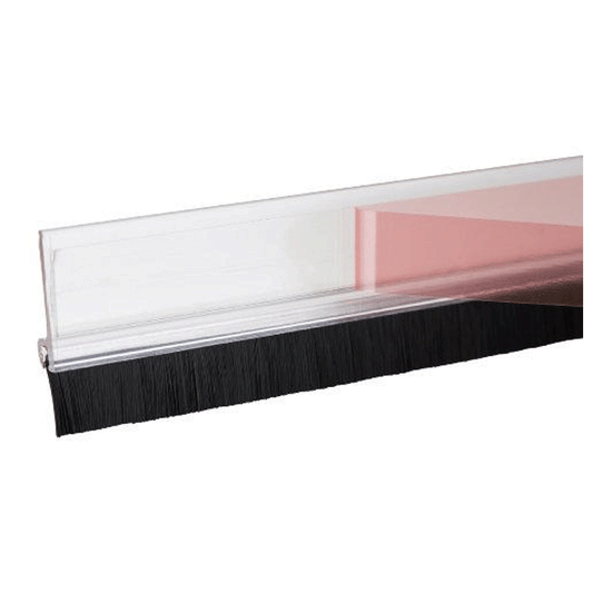 WEATHERSTRIP DOOR 1MX12MM CLEAR