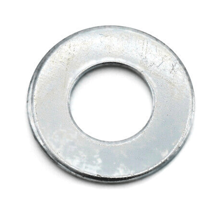 FLAT WASHER WHITE ZINC PLATED 6X12 15PCS