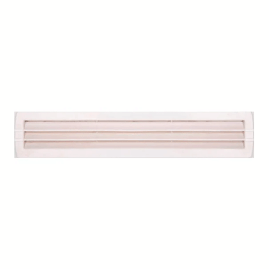 VENTILATION GRILL ABS 4X49.7 RECESS MOUNTING + NET WHITE