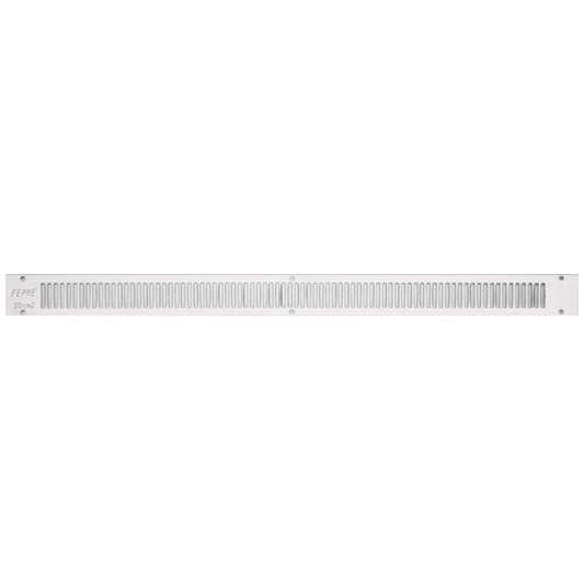 WINDOW AND DOOR VENTILATION 2.1X28.5 SILVER ALUMINIUM
