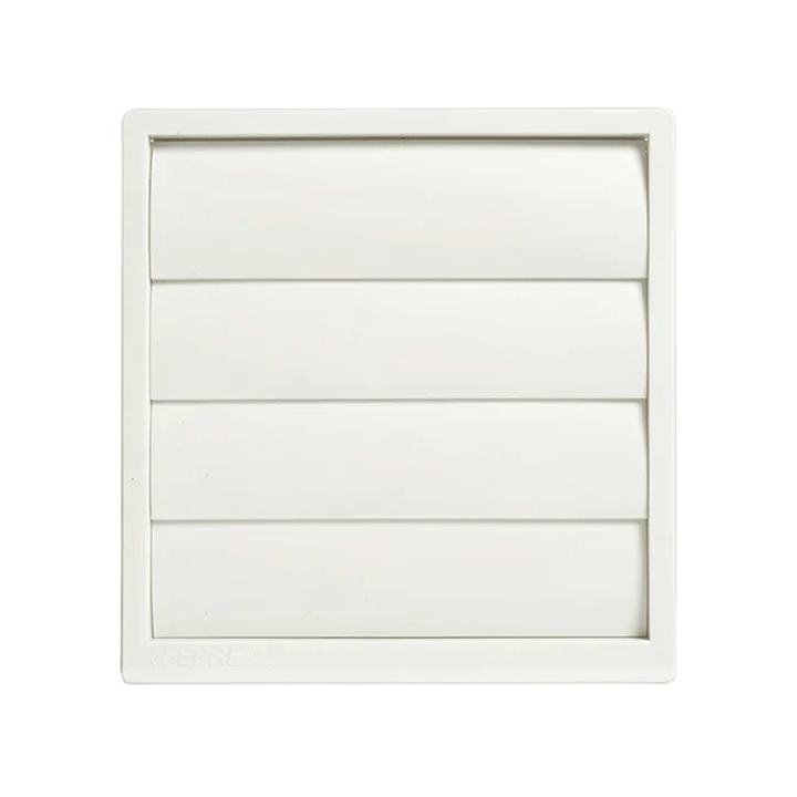 VENTILATION GRILL ABS ? 10-12CM MOVABLE FLAPS RECESS MOUNTING WHITE