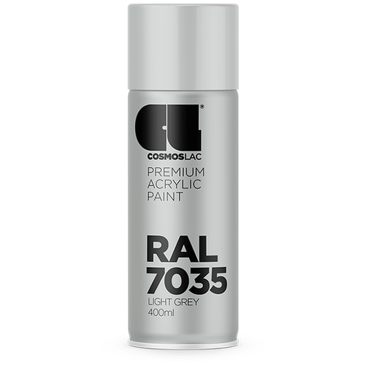 SPRAY LIGHT GREY RAL7035 N319 400ML COSMOSLAC