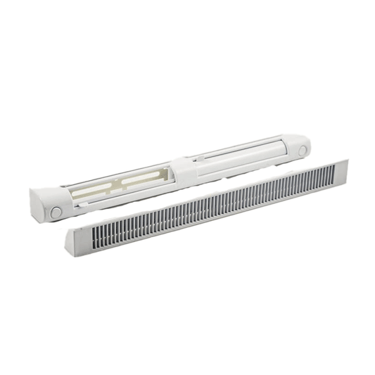 WINDOW AND DOOR VENTILATION ABS 15-30 M3. ACOUSTIC REDUCTION WHITE