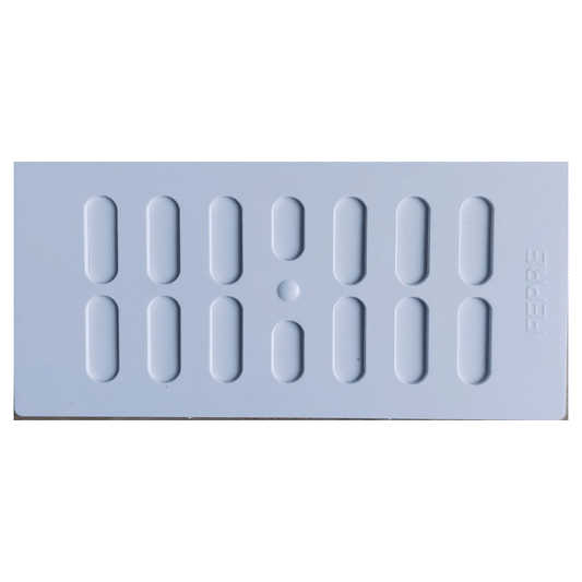 VENTILATION GRILL ABS ADJUSTABLE 9.1X19.3CM WHITE