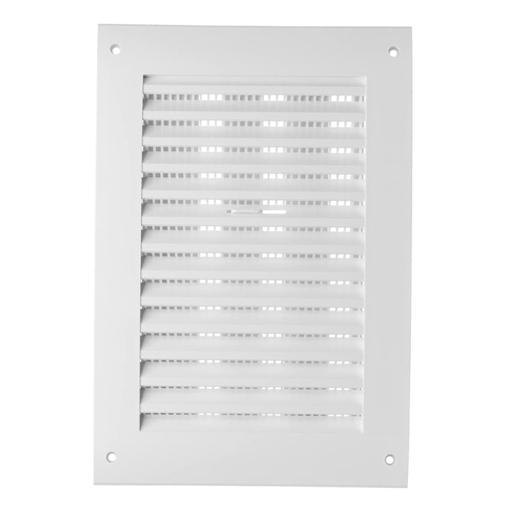 VENTILATION GRILL ABS ADJUSTABLE 17X16CM WHITE