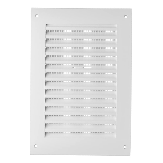VENTILATION GRILL ABS ADJUSTABLE 17X16CM WHITE