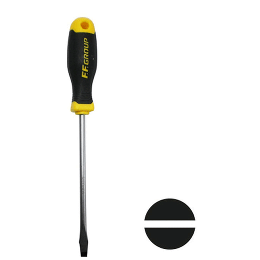 SOFT GRIP SCREWDRIVER SLOTTED 5.5X250MM FF GROUP