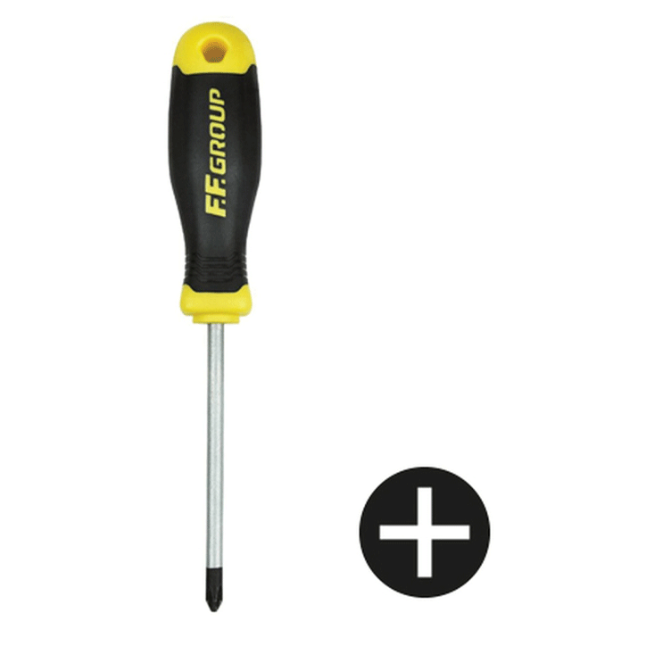 SOFT GRIP SCREWDRIVER PHILLIPS PH0X75MM FF GROUP