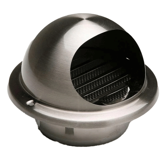 VENTILATION GRILL INOX KOPPA ? 9.7-11.1CM RECESS MOUNTING + NET