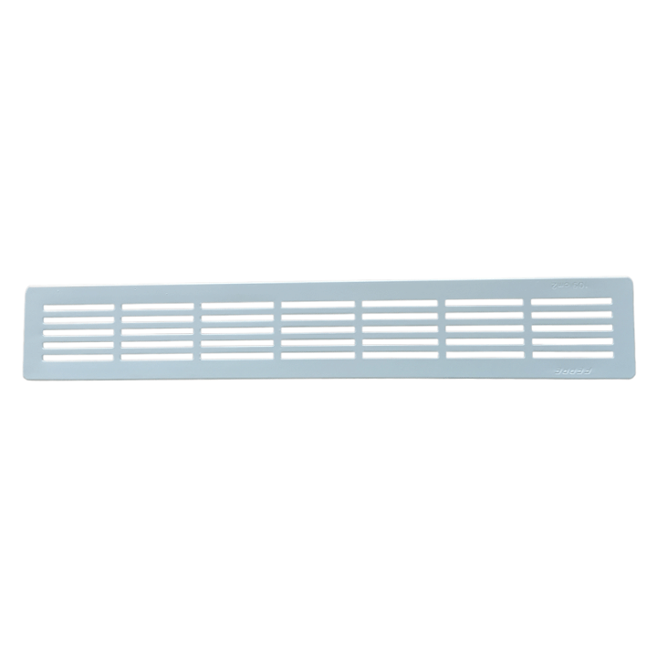 VENTILATION GRILL ALUMINIUM 6.6X48CM DECOR RECESS MOUNTING WHITE
